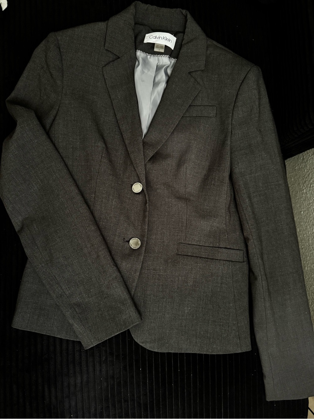 Calvin Klein fitted Two-Button Blazer